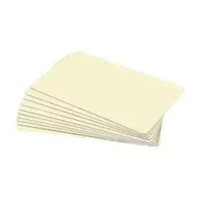 Cream 760 Micron Plastic Cards With Hi-Co Magnetic Stripe (Pack of 100) ,SKU :C-A7-CRHI